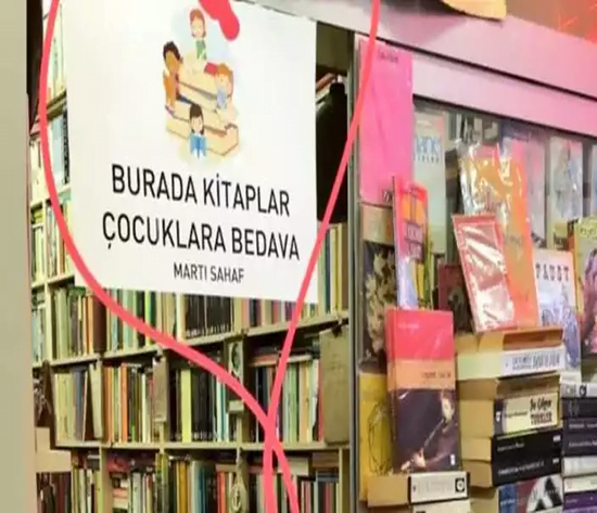 Burada Kitaplar Çocuklara Bedava